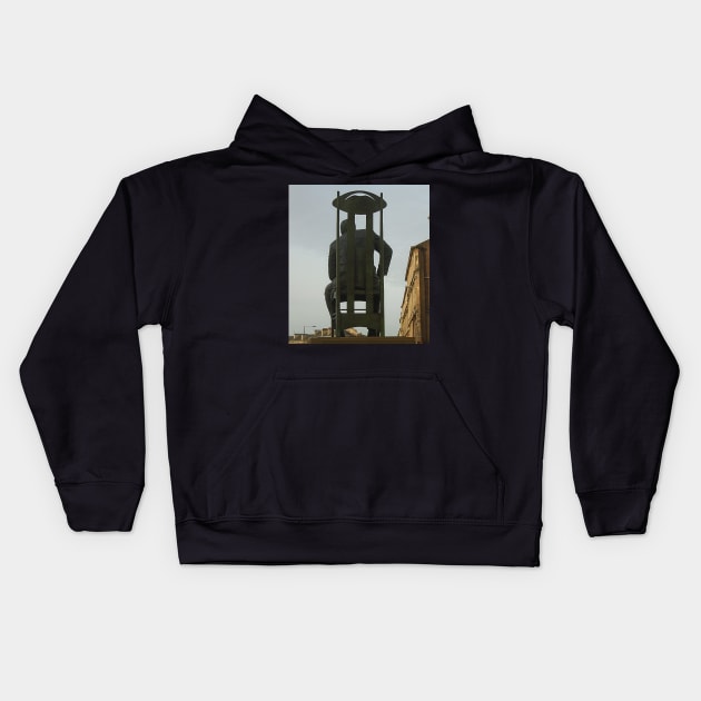 Charles Rennie Mackintosh Statue (2) Kids Hoodie by MagsWilliamson